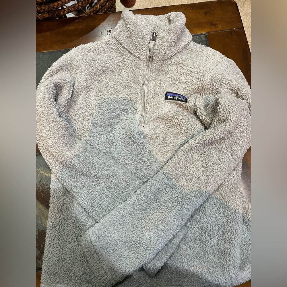 Gray Patagonia Fleece Quarter Zip